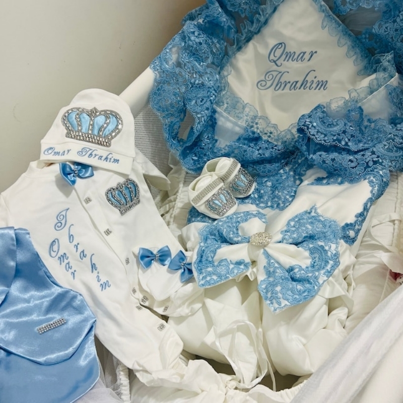 Baby Products Kit Set - 5 قطع الوليد بيبي بوي ملابس