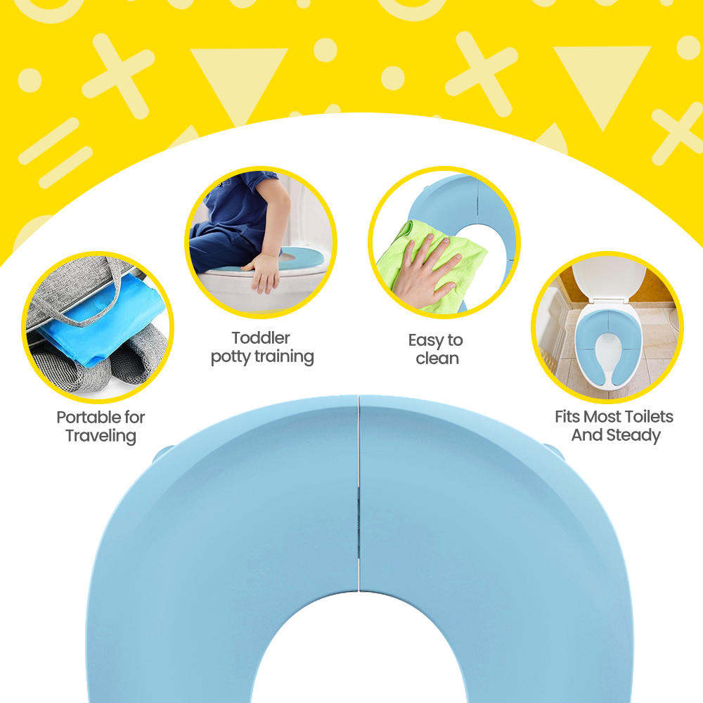 مقعد تدريب محمول قابل للطي مع  - مراجعة Toddler Potty Training Seat وسعره
