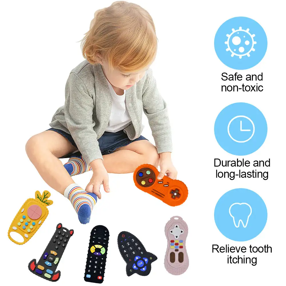 طفل سيليكون عضاضة اللعب التحكم - مراجعة Baby Products Natural وسعره